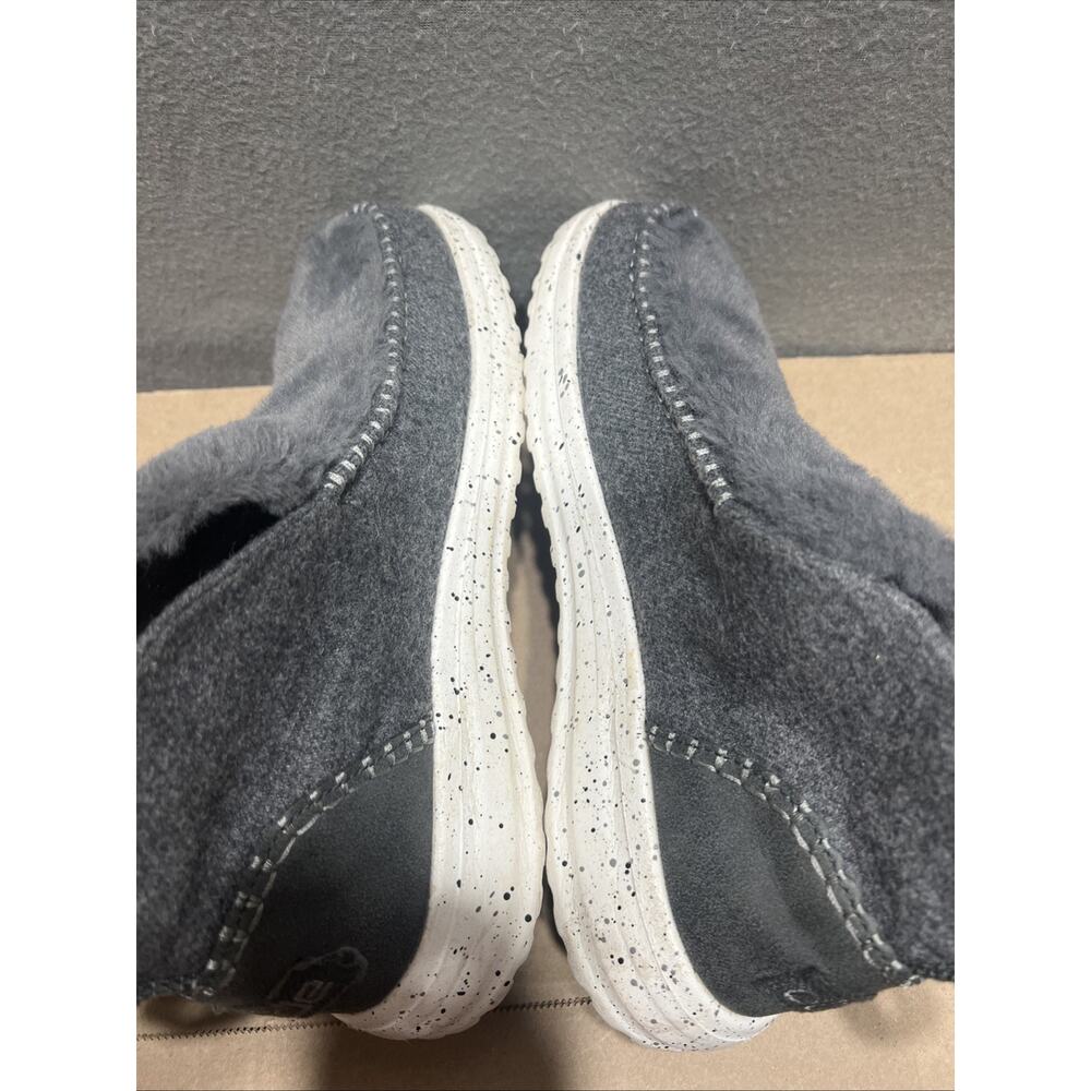 Hey Dude Wendy Faux Fur Boots in a Charcoal Grey Womens Size 10 - Picture 8 of 9